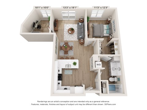 C3 Floor Plan at SoRoc On Maine, Minnesota, 55904